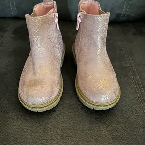 Wonder Nation Shimmering Pink Kids Boots Size 7